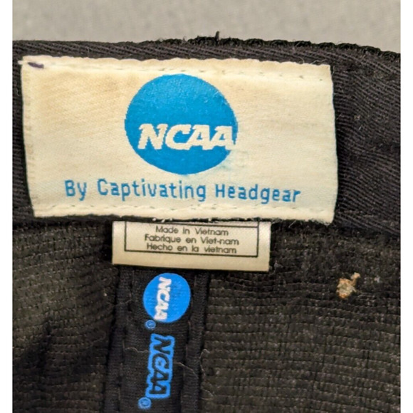 Georgia Bulldogs Hat Adjustable Cap Black Red One Size NCAA Captivating Headgear - Picture 10 of 12